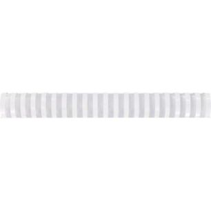 Achetez Boite de 50 anneaux reliure/peignes à relier plastique ovales diamètre 38mm blanc 49271 pa..