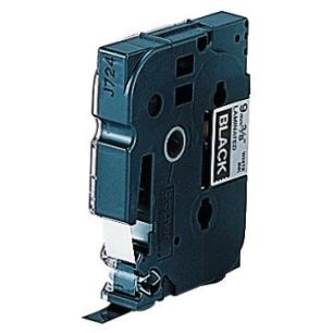 Achetez Recharge de ruban Brother TZe  blanc et noir  9 mm TZe325 BROTHER pas cher sur Ma Rentrée S..