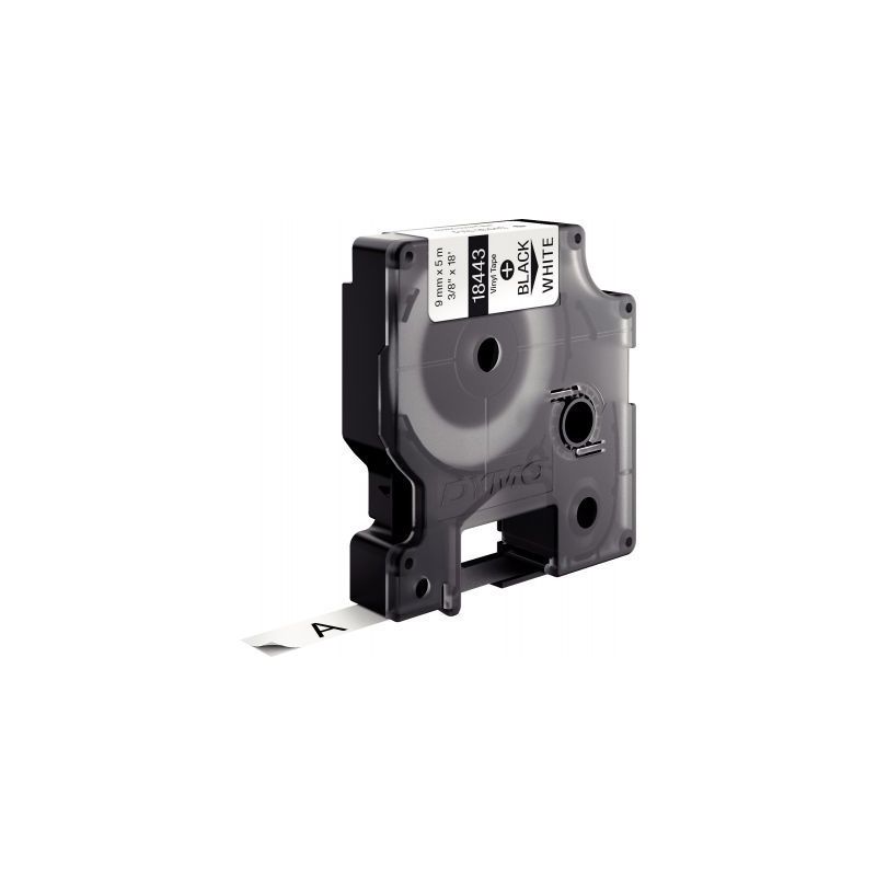 Achetez Recharge DYMO pour titreuse Rhino 9mm x 5,5m noir sur blanc 18443 DYMO pas cher sur Ma Rentr..