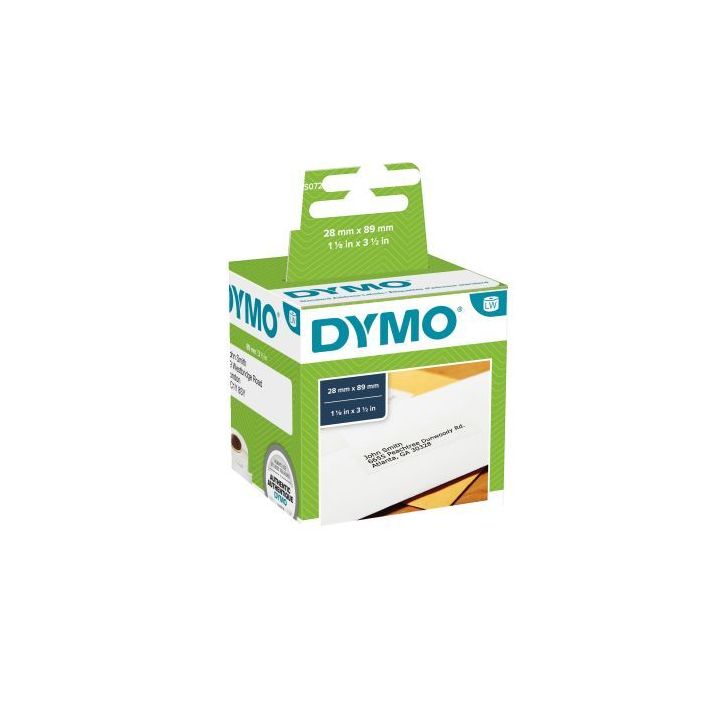 Boite de 12 rouleaux de 130 étiquettes adressage 28 x 89 mm 2093091 DYMO