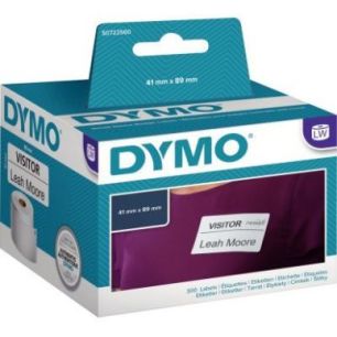 Achetez Rouleau de 300 étiquettes Dymo badge 89 x 41mm S0722560 DYMO pas cher sur Ma Rentrée Scola..