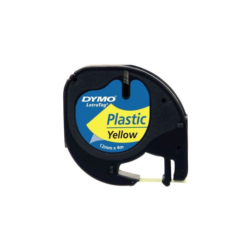 Achetez DYMO Ruban LETRATAG Noir/plastique Jaune 12mmx4m S0721620 pas cher sur Ma Rentrée Scolaire Achetez DYMO Ruban LETRATAG Noir/plastique Jaune 12mmx4m S0721620 pas cher sur Ma Rentrée Scolaire