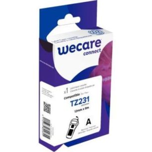 Achetez Ruban TZE 231 noir sur blanc 12 mm x 8 m compatible K80008W4 WECARE ARMOR pas cher sur Ma Re..