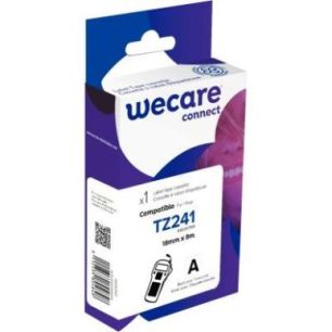 Achetez Ruban TZE 241 noir sur blanc 18 mm x 8 m compatible K80007W4 WECARE ARMOR pas cher sur Ma Re..