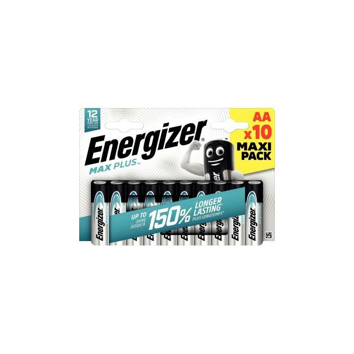 Blister 10 piles 1,5V Max Plus AA / LR06 7638900437379 ENERGIZER