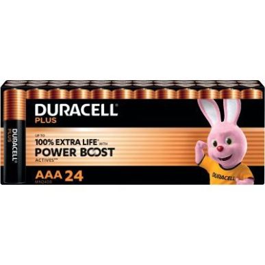 Achetez Boite 24 piles 1.5V PLUS POWERBOOST AAA / LR03 / MN2400 5000394178922 DURACELL pas cher sur ..