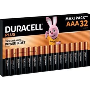 Achetez Boite 32 piles 1.5V PLUS POWERBOOST AAA / LR03 / MN2400 5000394177277 DURACELL pas cher sur ..