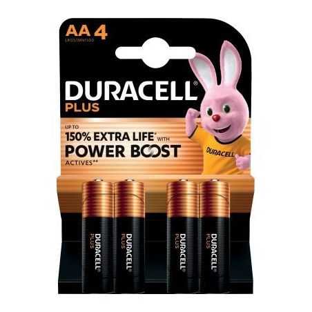 Achetez Blister 4 piles 1.5V PLUS POWERBOOST AA / LR06 / MN1500 5000394176027 DURACELL pas cher sur ..