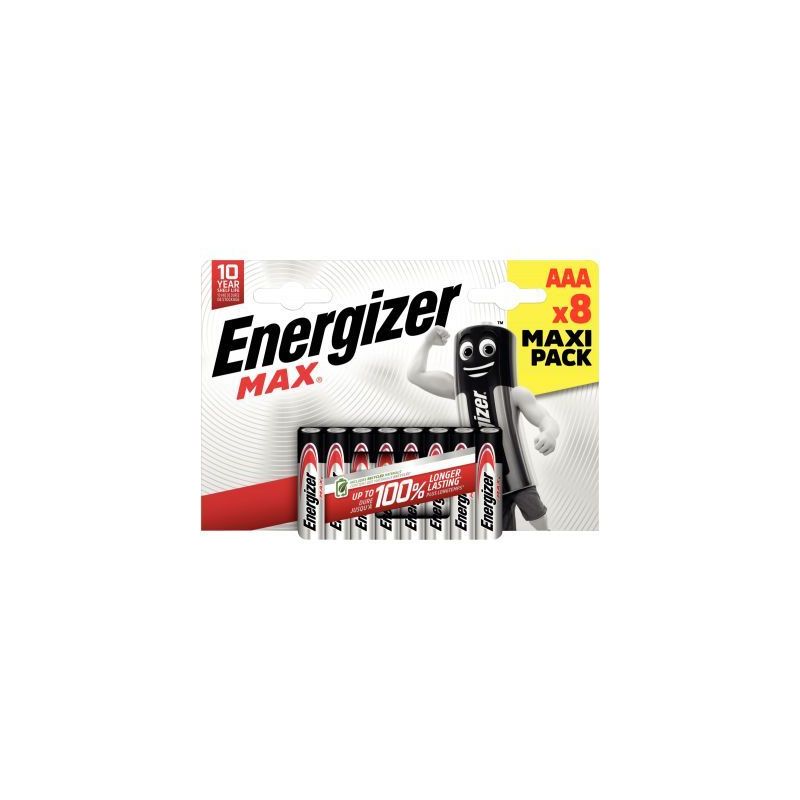 Achetez Blister de 8 piles 1.5V Max AAA 7638900437980 ENERGIZER pas cher sur Ma Rentrée Scolaire Achetez Blister de 8 piles 1.5V Max AAA 7638900437980 ENERGIZER pas cher sur Ma Rentrée Scolaire