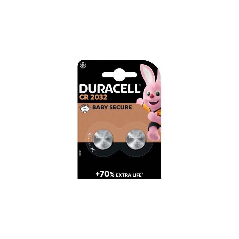 Achetez Blister de 2 piles lithium 3V CR2032 5000394203921 DURACELL pas cher sur Ma Rentrée Scolair..
