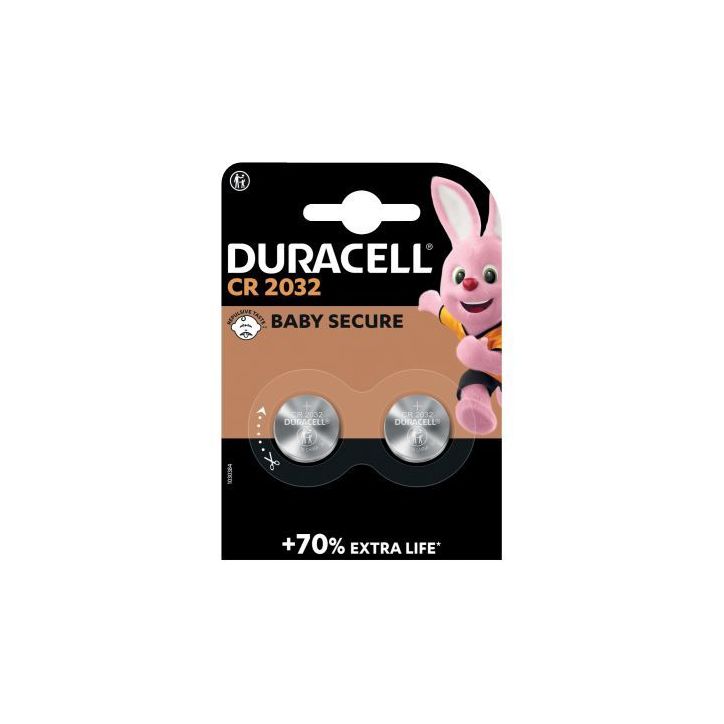 Blister de 2 piles lithium 3V CR2032 5000394203921 DURACELL