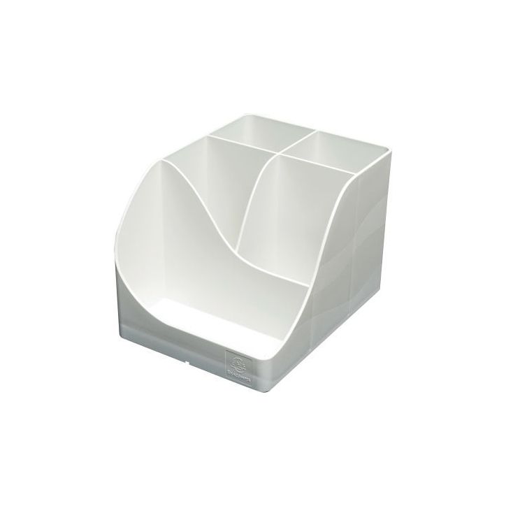 Pot à crayons PEN-WAVE AUTENTIK blanc 69513D AUTENTIK EXACOMPTA