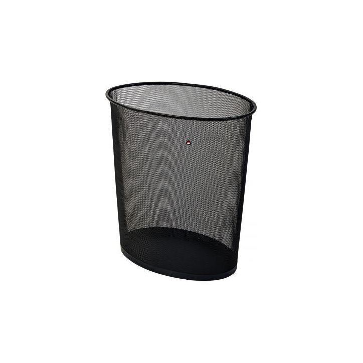 Corbeille à papier en métal Mesh noir MESHCORBGM N MESH ALBA