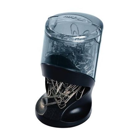 Achetez MAPED Distributeur de trombones ESSENTIALS GREEN, socle aimanté, réservoir transparent, co..