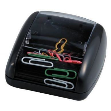 Achetez Distributeur magnétique de trombonnes noir 8046621 PAVO pas cher sur Ma Rentrée Scolaire