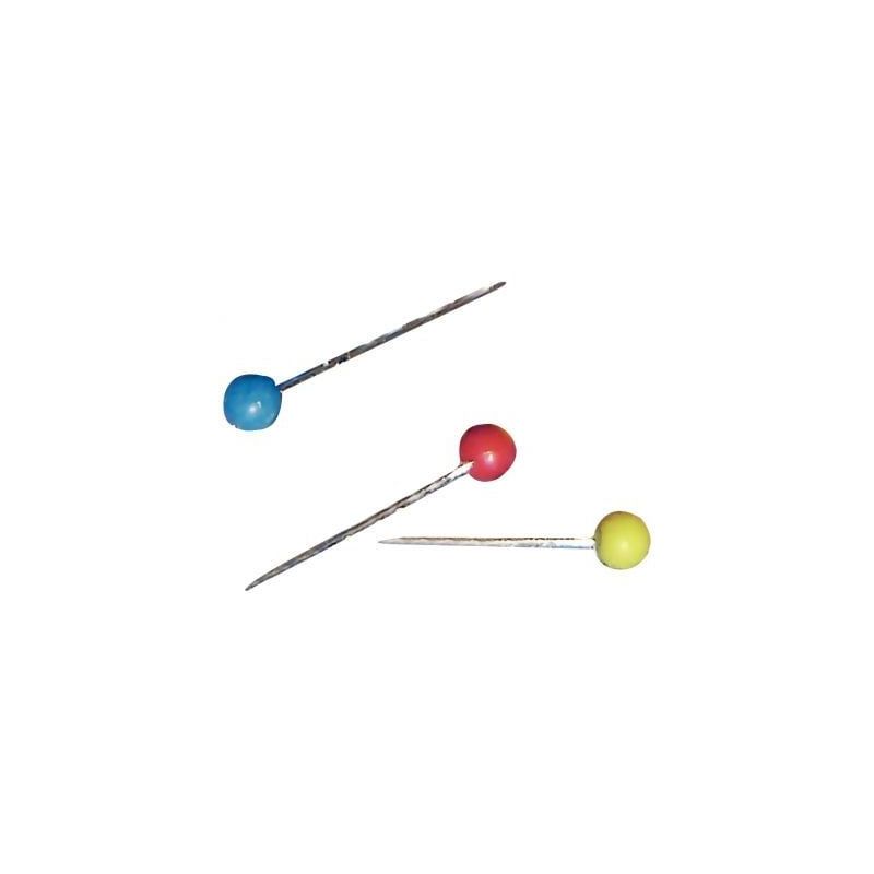 Achetez Boite de 100 épingles de signalisation tête ronde D 6mm  assortis 05866 pas cher sur Ma Re..