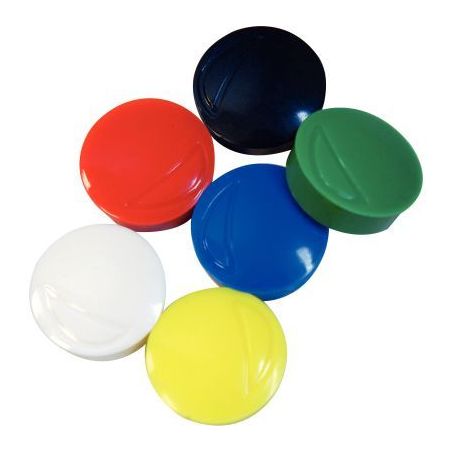 Achetez Blister de 6 punaises magnétiques, diamètre 22 mm assortis FAI220092 SAFETOOL pas cher sur..