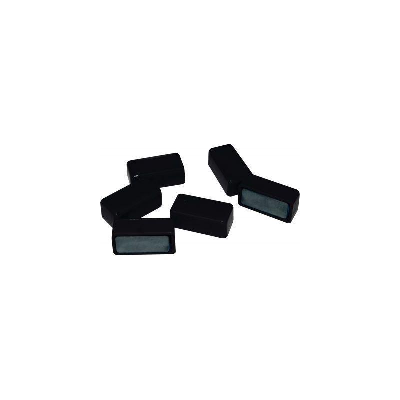 Achetez Blister de 6 punaises magnétiques rectangulaires 12x25 mm noir FAI500102 SAFETOOL pas cher ..