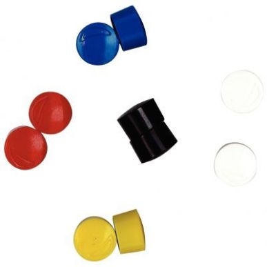 Achetez Blister de 10 punaises magnétiques, diamètre 12 mm assortis FAI120092 SAFETOOL pas cher su..