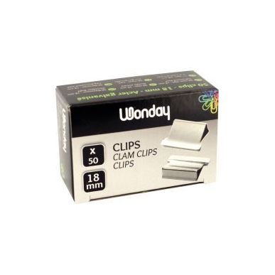 Achetez WONDAY Clips chromés 4 mm, Boîte de 50 750911 pas cher sur Ma Rentrée Scolaire