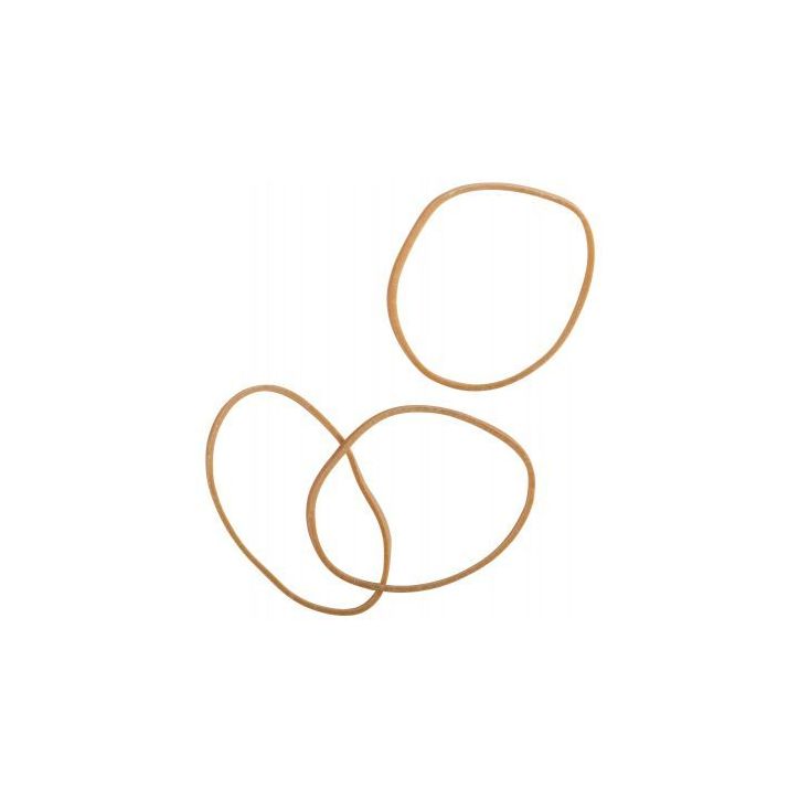 WONDAY Sac de 1kg d'élastique en caoutchouc blond étroit 60 x 1,8 mm