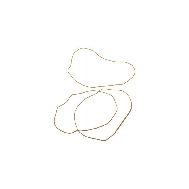 Achetez WONDAY Boîte distributrice de 100g d'élastique en caoutchouc blond étroit 180 x 1,8 mm pa..