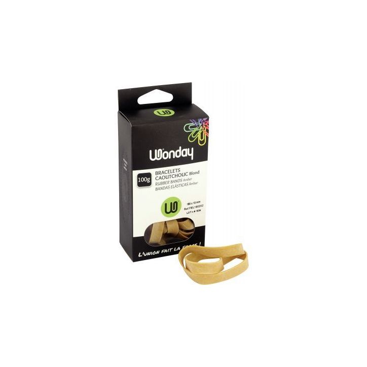 Boite de 100g de bracelets blond 180x10mm FEL180202 SAFETOOL