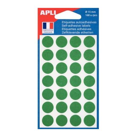 Achetez Etui de 168 pastilles de couleur diamètre 15mm vert 111841 AGIPA pas cher sur Ma Rentrée S..