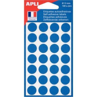 Achetez Etui de 168 pastilles de couleur diamètre 15mm bleu 111842 AGIPA pas cher sur Ma Rentrée S..
