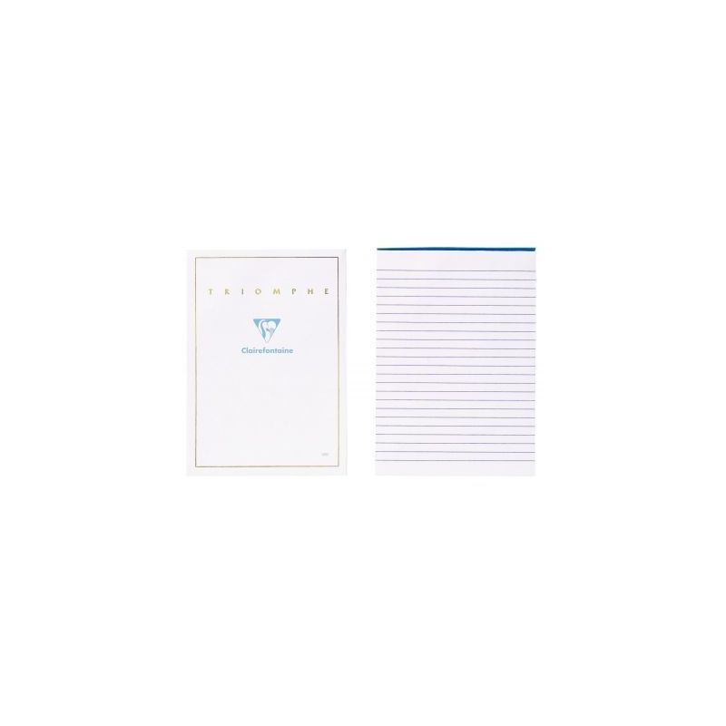 Achetez Bloc de 50 feuilles de correspondance 148x210mm velin TRIOMPHE 6120C TRIOMPHE CLAIREFONTAINE.. Achetez Bloc de 50 feuilles de correspondance 148x210mm velin TRIOMPHE 6120C TRIOMPHE CLAIREFONTAINE..