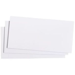 Achetez Paquet de 25 cartes Pollen Clairefontaine format 106x 213mm 210g blanc 1516C POLLEN CLAIREFO..