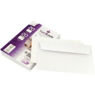 Achetez Paquet de 20 enveloppes 82x128mm avec 20 cartes de visite 90x140mm blanches 6655 GPV pas che..