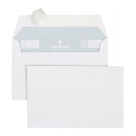Achetez Paquet de 25 enveloppes blanches 90x140mm 100g pour cartes de visite 6652 GPV pas cher sur M..