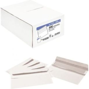 Achetez Boîte de 500 enveloppes blanches C6 114X162 80g/m² autocollantes 910350 LA COURONNE pas ch..