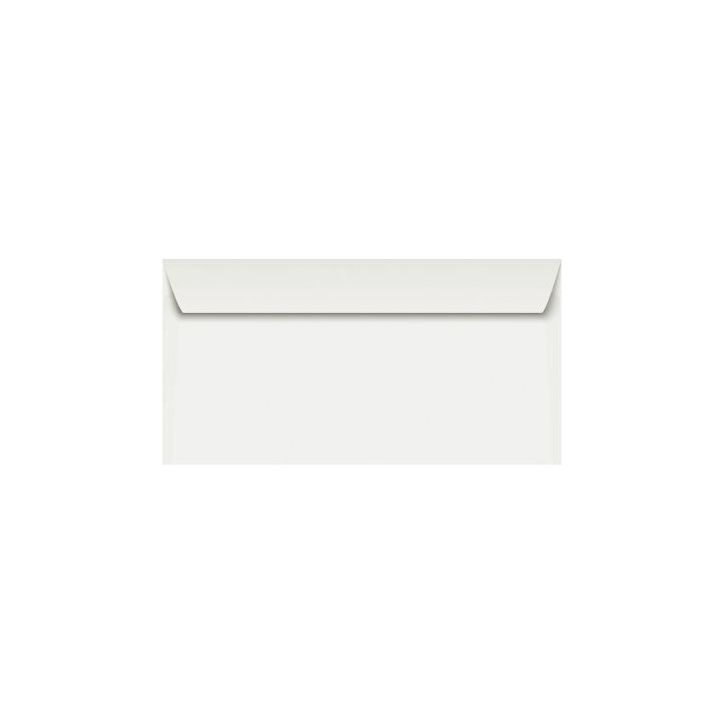 Boite de 250 enveloppes blanches 110x220mm 90g autocollante 1600 CLAIRALFA CLAIREFONTAINE