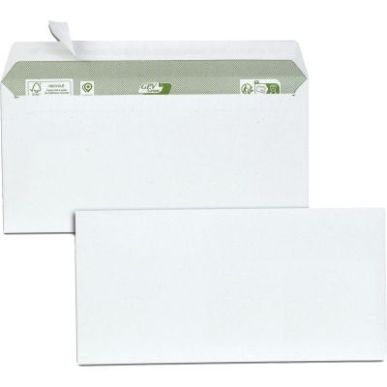 Achetez Boîte de 500 enveloppes blanches DL 80 grammes à bande siliconée recyclées 3015 GPV pas ..