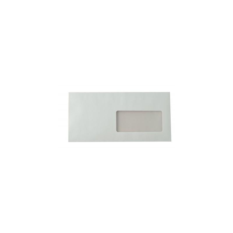 Achetez Boîte de 500 enveloppes blanches DL 110x220 90g/m² fenêtre 45x100 bande de protection 119..