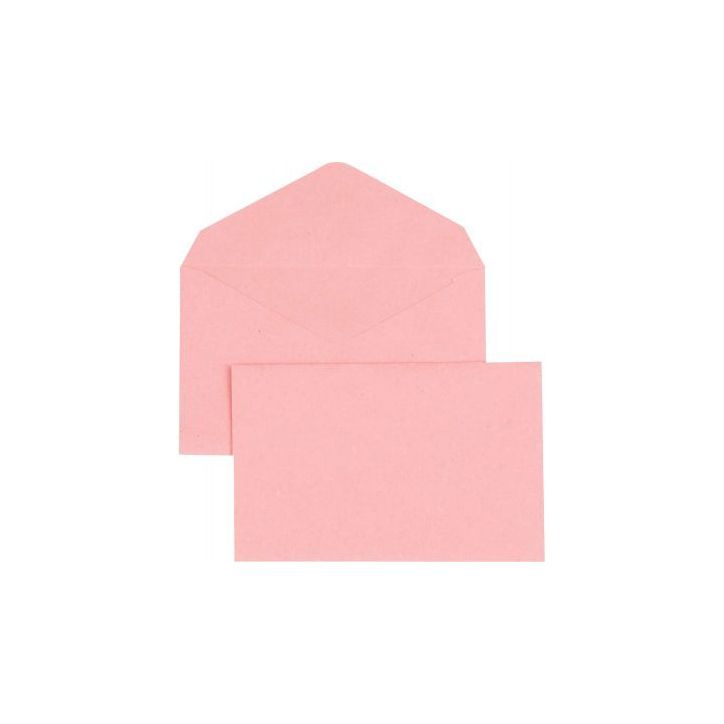 GPV Boîte de 500 enveloppe élection 75 grammes Rose format 90X140mm