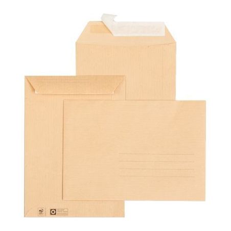 Achetez Paquet de 10 pochettes kraft 162x229mm 85g bande siliconée avec zone d'adressage 6631 GPV p..