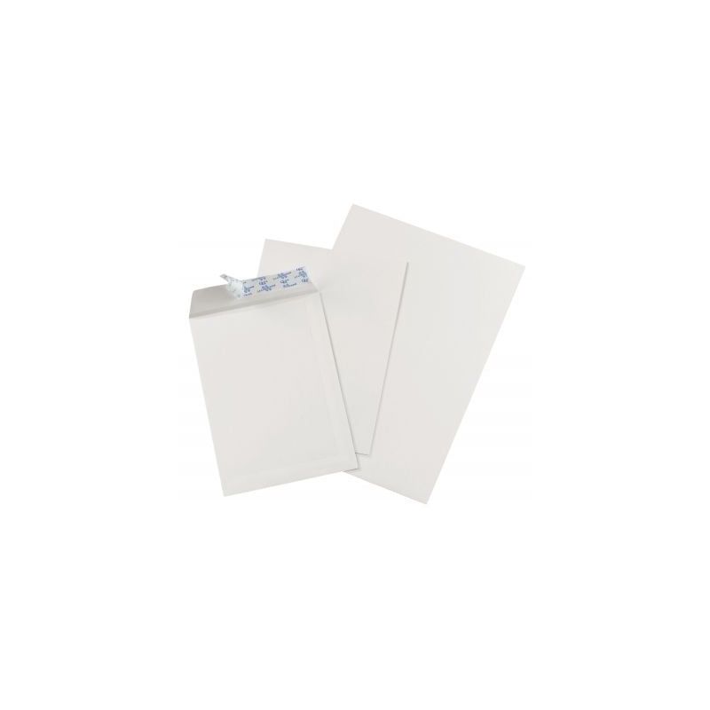 Achetez Paquet de 50 pochettes vélin blanc C5 162x229 90g/m²  bande de protection 23050 LA COURONN..