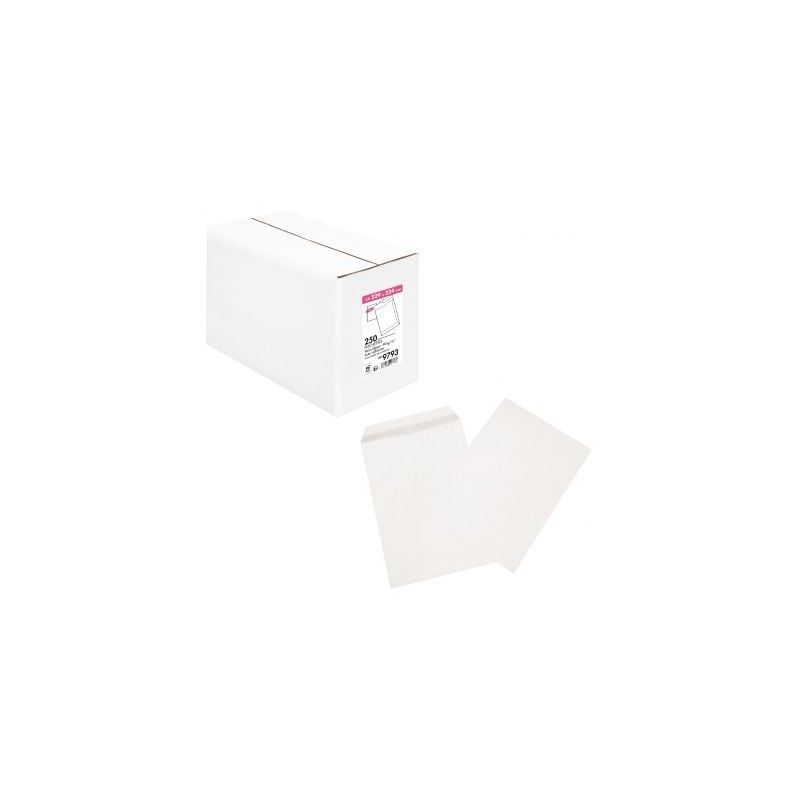 Achetez Boîte de 250 pochettes blanches C4 229x324 90g/m² bande de protection 9793 LA COURONNE pas..