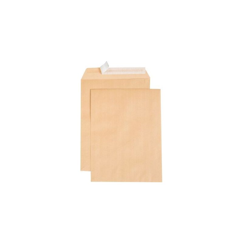 Achetez Boite de 250 pochettes Kraft 120g format 250x353 mm bande siliconnée 4156 pas cher sur Ma R..