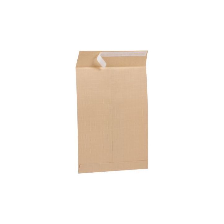 Paquet de 50 pochettes kraft armé 162x229 130g/m² bande de protection 501763 LA COURONNE