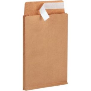 Achetez Paquet de 50 pochettes  kraft + 280 X 410mm 130g soufflet 90mm bande siliconée 2729 LA COUR..