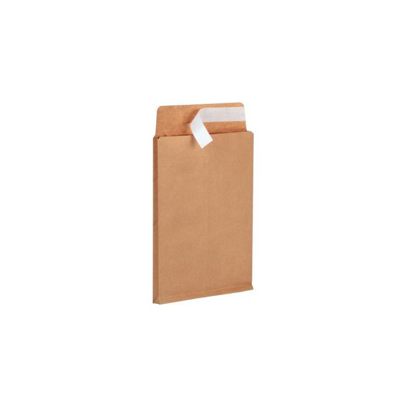 Achetez Paquet de 50 pochettes  kraft + 280 X 410mm 130g soufflet 90mm bande siliconée 2729 LA COUR..