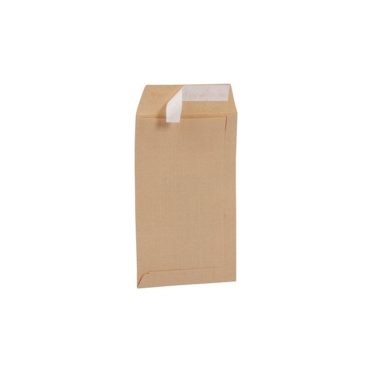 Paquet de 50 pochettes kraft armé 275x365 130g/m² bande de protection 501760 LA COURONNE