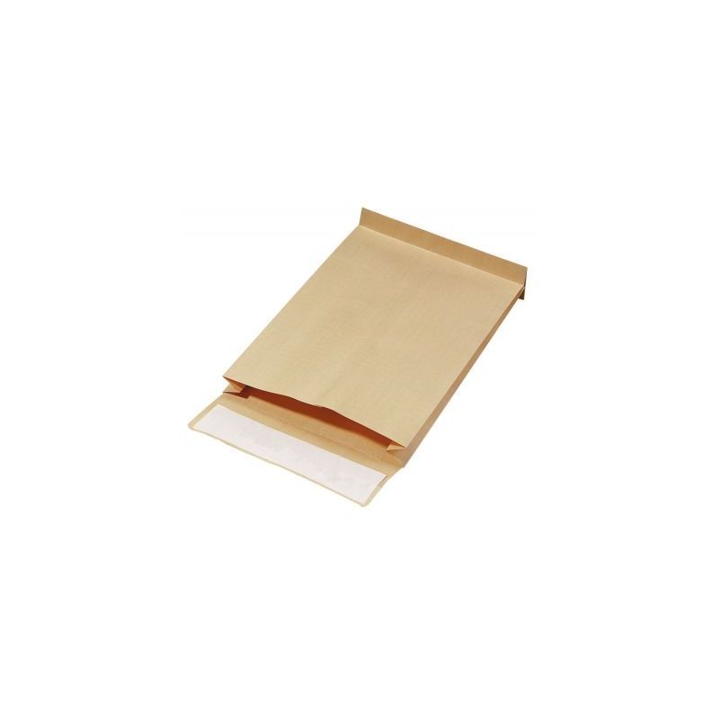 Achetez Paquet de 50 pochettes kraft armé 300x470mm soufflet 70mm bande siliconée 501732 pas cher ..
