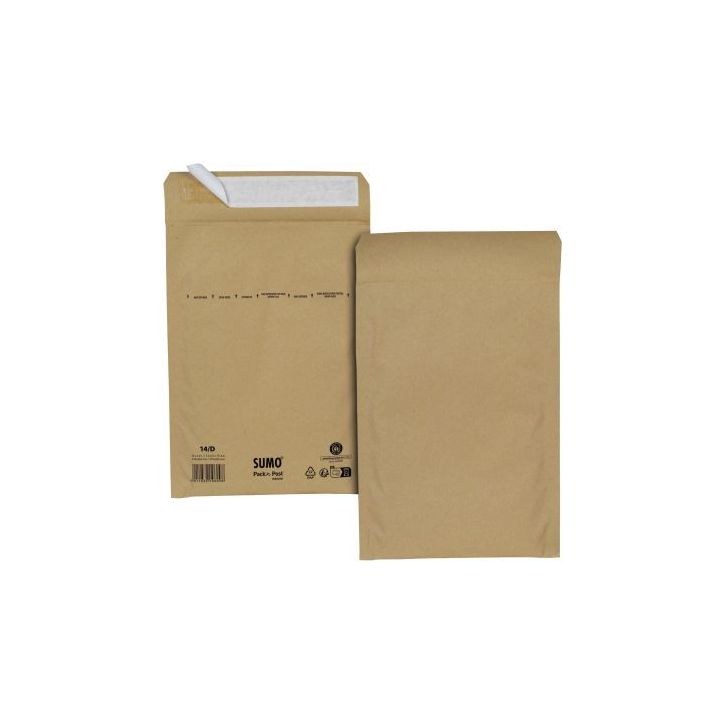 Paquet de 10 pochettes Kraft 195x265 9556 GPV