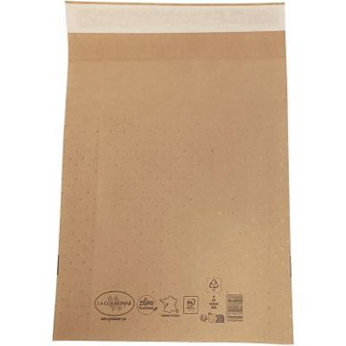 Achetez Carton de 50 pochettes bulle air papier 150  x 250 mm avec soufflet 60 mm 834 LA COURONNE pa..
