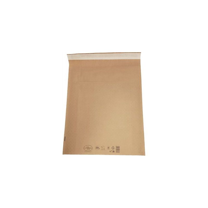 Achetez Carton de 50 pochettes bulle air papier 250  x 350 mm avec soufflet 90 mm 838 LA COURONNE pa..
